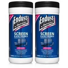 Endust For Electronics; Cleaning Wipes for Screens & Electronics Surfaces; Pr...