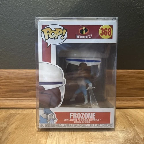 ✅Funko Pop! Disney Pixar the Incredibles 2 Frozone #368 Vinyl Figure W/PROTECTOR