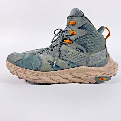 Hoka One One Schuhe Herren 13D Grün M Anacapa Mid GTX Vibram mit Ritschhilfe Einlegesohlen - Bild 8 von 23