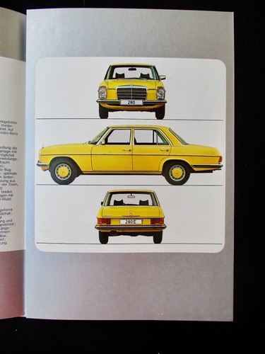Mercedes W114 /8 280 280E 36S A4 06/73 Deutsch Prospekt Brochure 589 2 - Bild 10 von 11