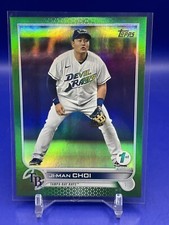 2022 Topps First 1st Edition #183 Ji-Man Choi Green Foil SP #/150 TB Rays