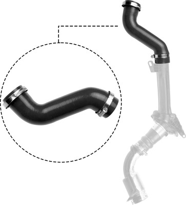 Manicotto Intercooler/Turbo Per Renault Kangoo 1.5 DCi | Compatibile OEM 8200775694 | In Gomma E Kevlar