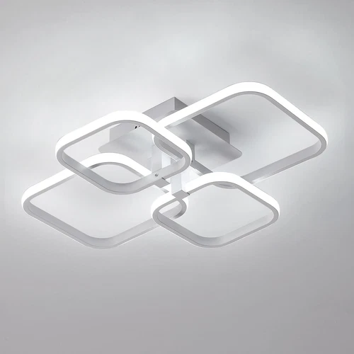 omely 60W LED Deckenleuchte, 2700LM Deckenlampe LED Modern, Quadratische LED Lam