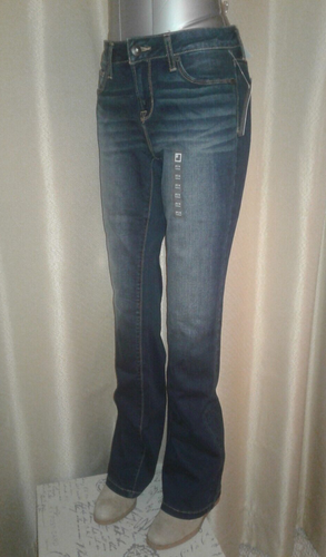 NWT • JCP Women's Bootcut Jeans • Dark Rinse • Premium Denim • 27 x 31.5 • 4 - Picture 4 of 19
