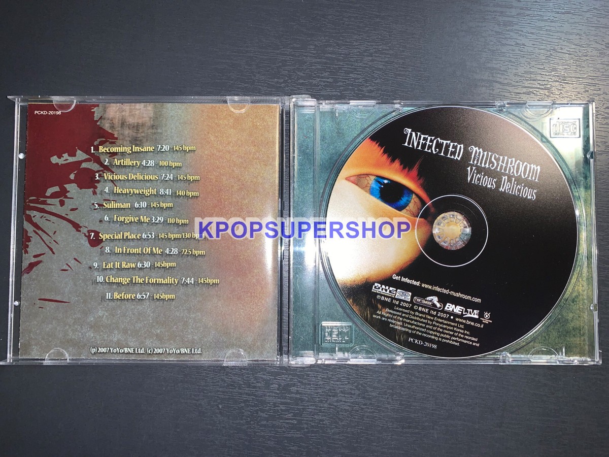 Infected Mushroom Album Vicious Delicious CD Booklet Great OOP