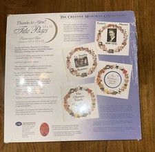 Creative Memories 12x12 Thanks to You Title Pages with Black ABC 123 Stickers