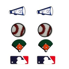 MLB New York Yankees Baseball Team For Crocs Shoe Charms Jibbitz - 8 Pieces