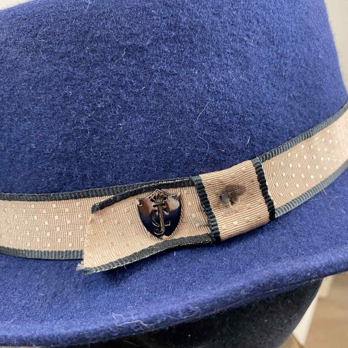Juicy Couture Blue Ribbon Fedora Hat Juicy Couture Blue Ribbon Fedora Hat . measures... | Depop main image 3