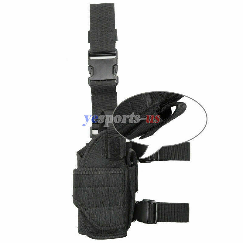 US Tactical Universal Adjustable Drop Leg Holster Right Hand Thigh Gun Holster