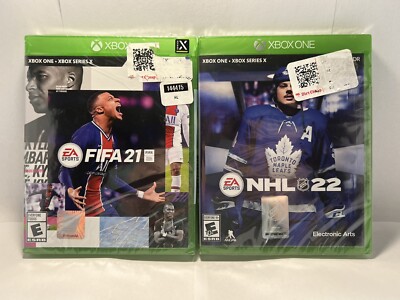 Sealed FIFA 21 NHL 22 Bundle- Microsoft Xbox One