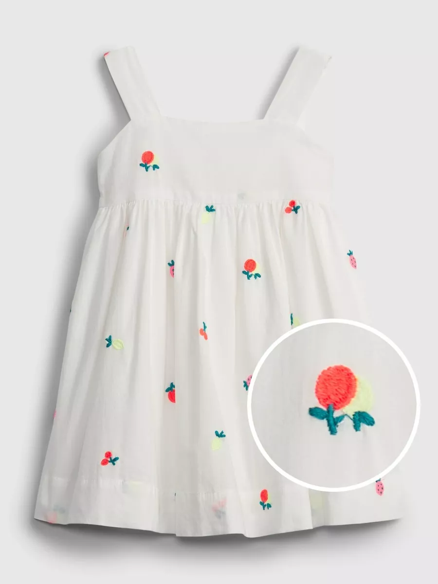 Gap embroidered dress cheap