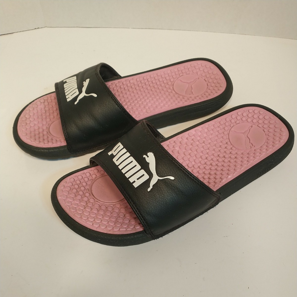 Puma Cool Cat Slide Slip-on Sandal Pink/ Black Women's SZ