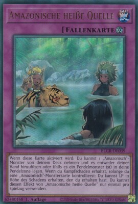 Amazonische heiße Quelle BLCR-DE039 Yugioh
