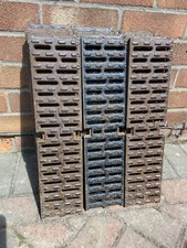 Reclaimed Cast Iron ACO D400 Drainage Channel Gratings - 28pieces - 14m