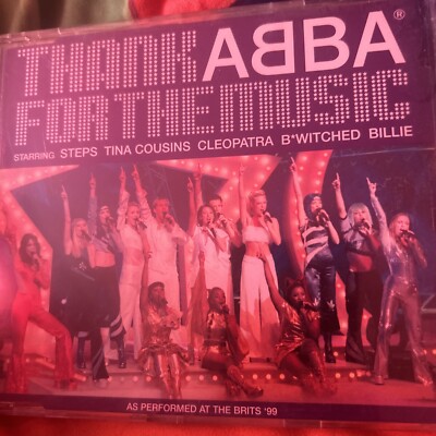 STEPS TINA COUSINS CLEOPATRA B*WITCHED BILLIE - THANK ABBA FOR THE MUSIC 1999 CD
