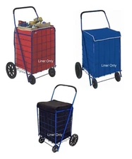 Utility Folding Shopping Cart Liner Privacy Top Cover Water Resistant (Not Cart)