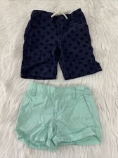 Old Navy girls set of two play shorts adjustable waist size 6