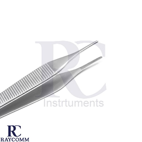 Surgical Adson Tissue Forceps Dental Medical Nursing Cotton & Dressing Tweezers - Picture 3 of 5