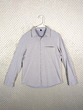 Lululemon Commission Long Sleeve Shirt Men's Medium Button Down Qwick Oxford