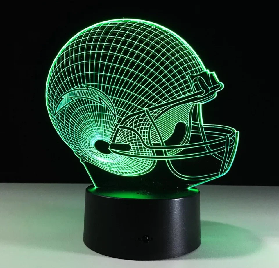 Los Angeles Chargers San Diego LED Light Lamp Collectible US SHIPPING IN 1 DAY！ - Image 2 of 4