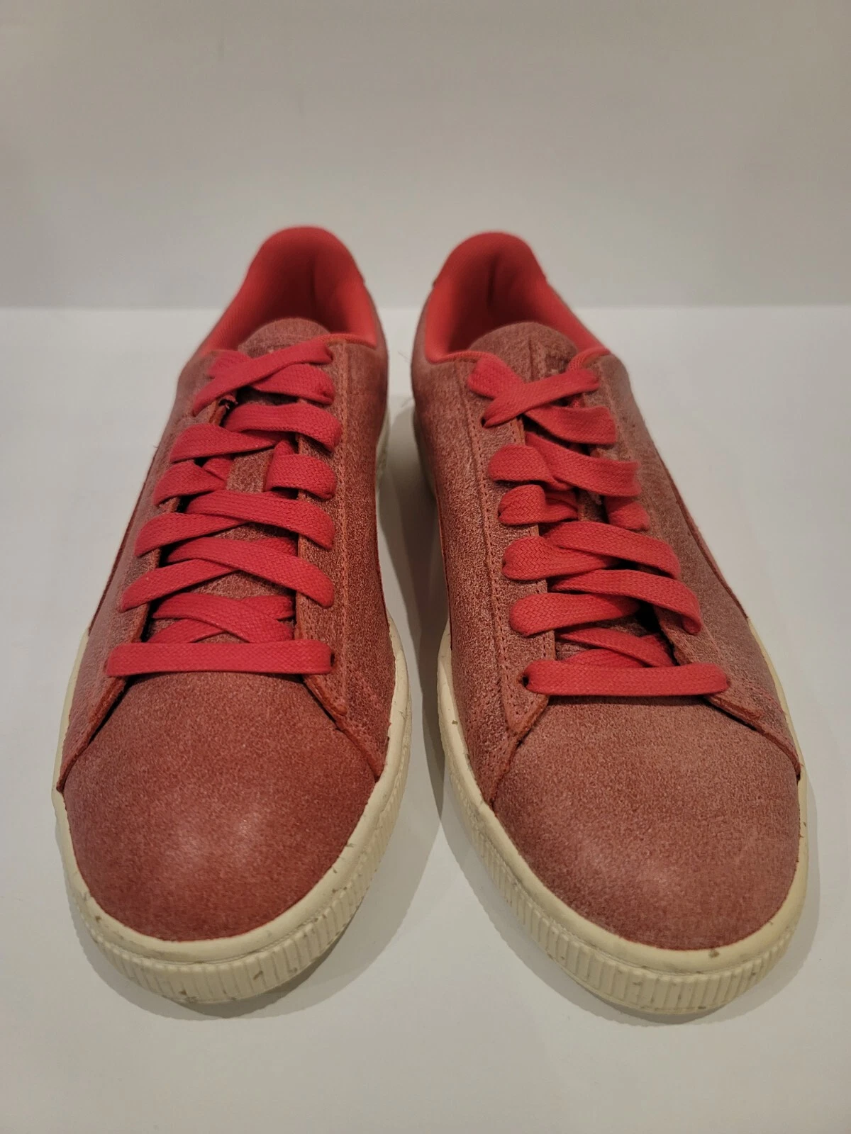 Scarpe da ginnastica PUMA classiche in pelle scamosciata decorate casual rosa taglia 8