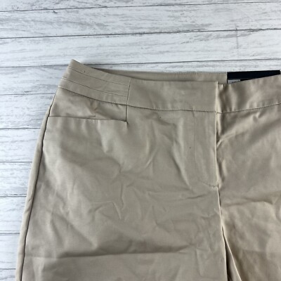 Short Femme Apt 9 Taille 12 - Couleur Khaki/white, Coupe Décontractée, Occasion Très Bon état