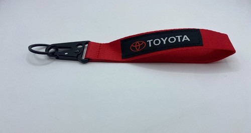 Toyota Fabric Tow Strap Car Keyring Car Branded Key Gift Toyota JDM Import - Picture 12 of 14