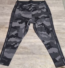 New Adidas Womens Black Camo 3x Leggings Multi Sport Running Yoga Activewear