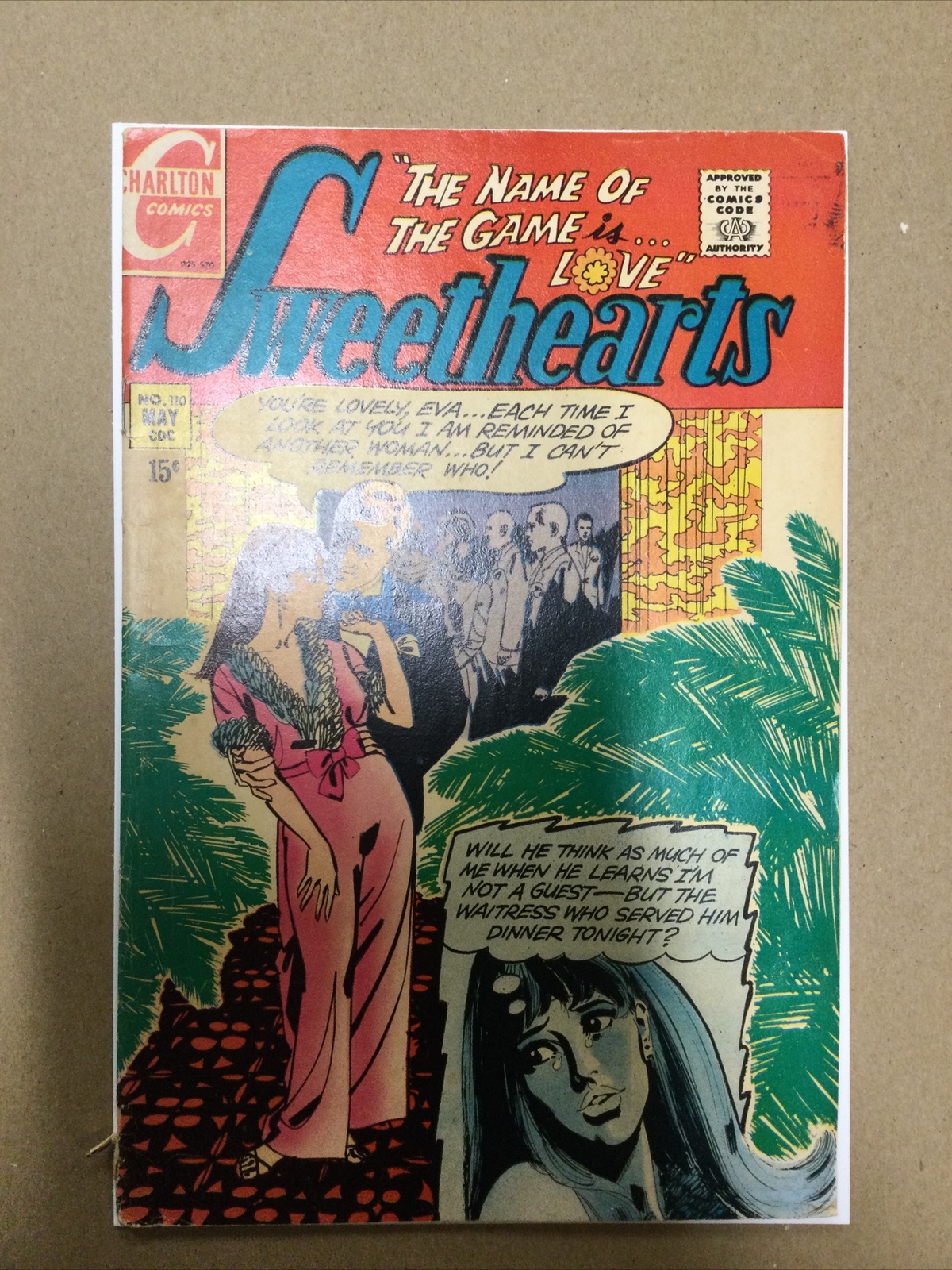 Sweethearts #110 15¢ Comic Charlton Comics. 