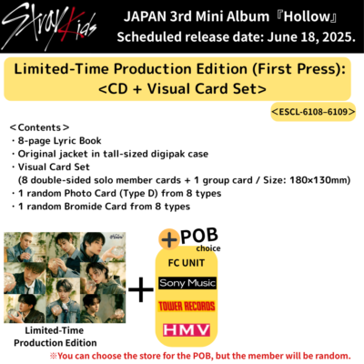 STRAY KIDS JAPAN 3rd MINI ALBUM 