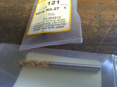 .1440'' #27 HSCO TiN COATED SCREW MACHINE LENGTH DRILL
