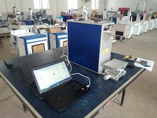 20W Desktop Fiber Laser Marking Machine Engraver / Maker CE FDA 110V