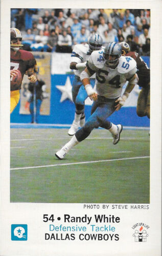 1979 Cowboys Police #54 Randy White - Dallas Cowboys HOF