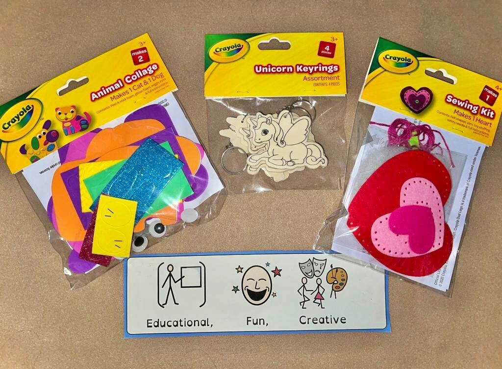 Sets of Kids Crayola Craft stocking filler/ make a gift