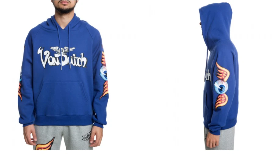 von dutch eyeball hoodie