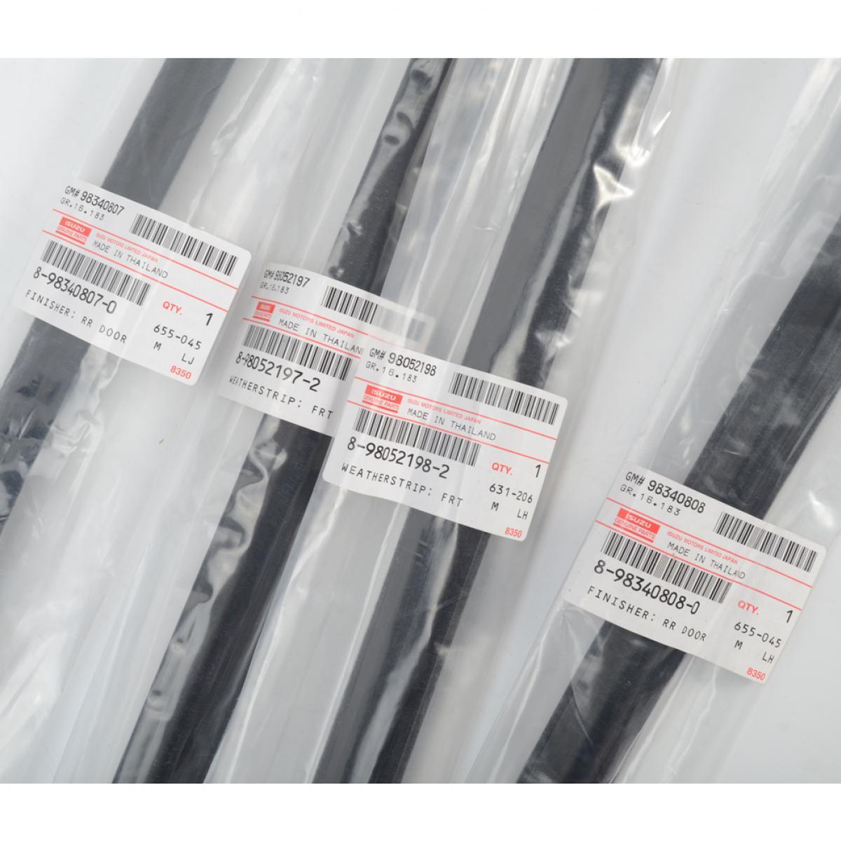4 Door Belt Weatherstrip Outer For Isuzu D-MAX DMAX 2012 4 Door Belt Weatherstrip Outer For Isuzu D-MAX DMAX 2012