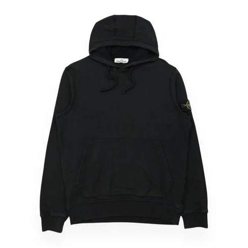 Felpa con cappuccio Stone Island nuova stagione taglia large nera