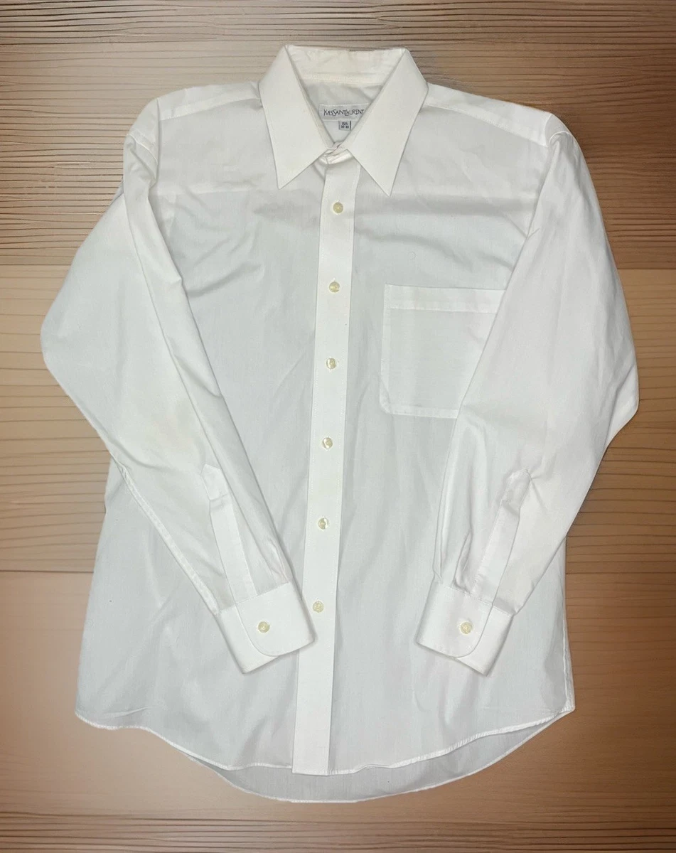 Saint Laurent White Dress Shirts for Men for sale | eBay