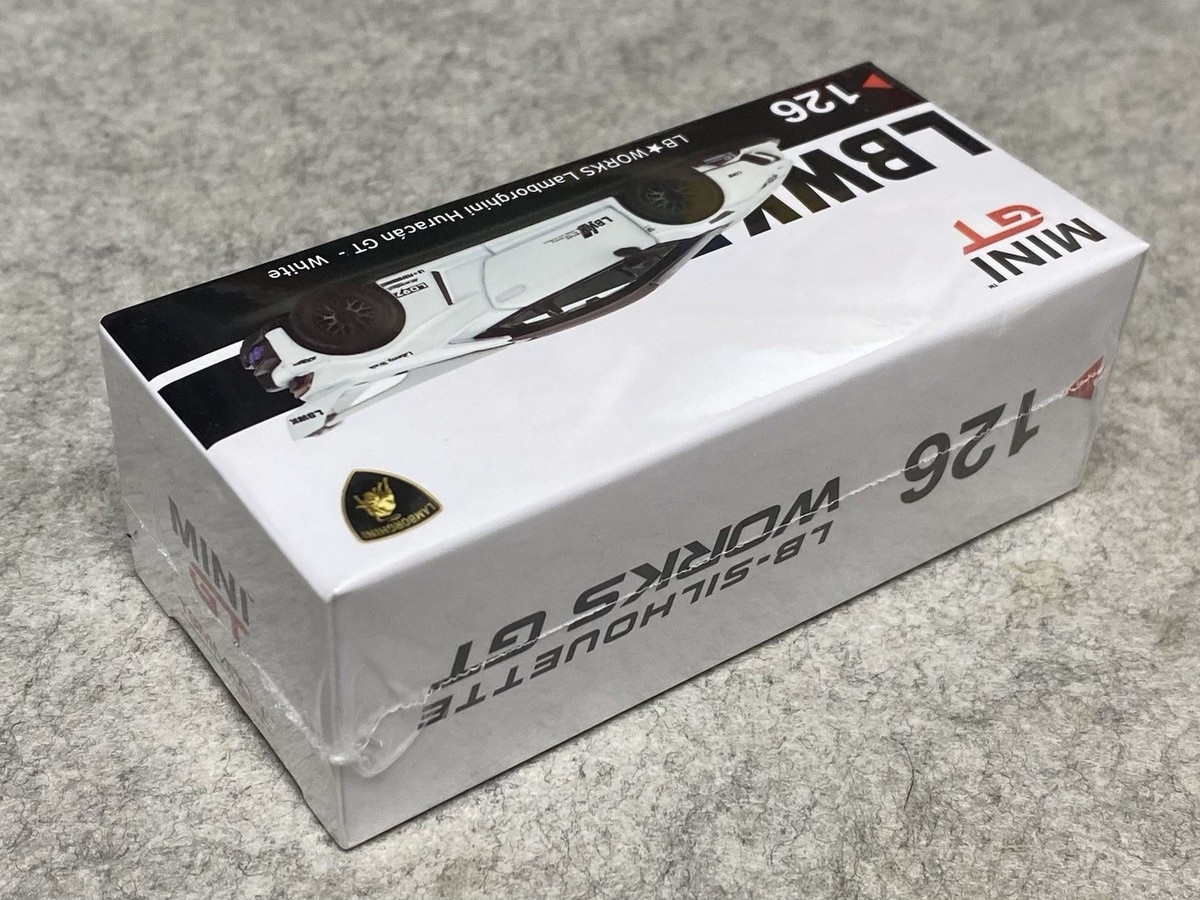 MiniGT LB WORKS Lamborghini Huracan GT White No.126 RHD | eBay