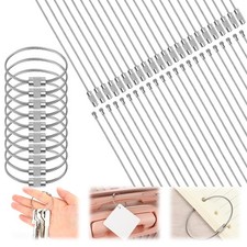 WHMVPWT Wire Keychain Cable 6 Inch, 35PCS