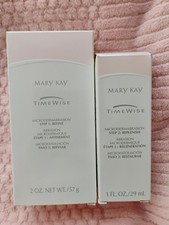 Mary Kay Timewise Microdermabrasion Set STEP 1 REFINE STEP 2 REPLENISH NOS