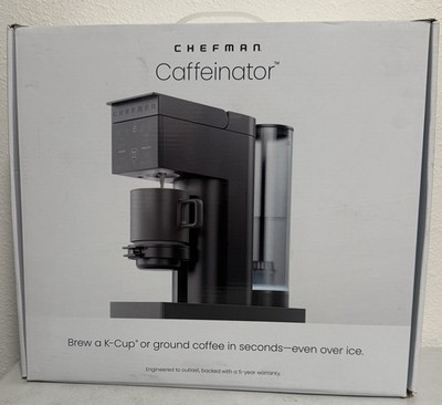 Chefman Caffeinator Single Serve Coffee Maker   RJ14-DB-MID-WM - Missing Filter
