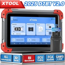 2025 Newest XTOOL D7BT V2.0 Diagnostic Tool OBD2 Scanner WIFI Key Programming