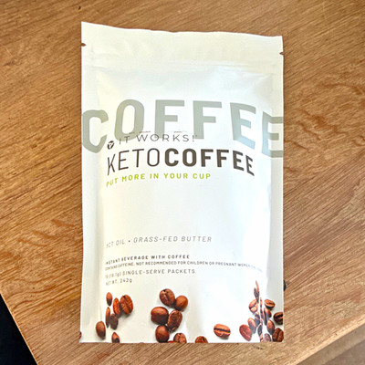 It Works! Keto Coffee Kaffee, MCT-Öl & grasgefütterte Butter, 15 Beutel 242g