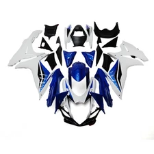 Bodywork For Suzuki GSXR600 GSXR750 2011-2023 Dark Blue White Injection BodyKit