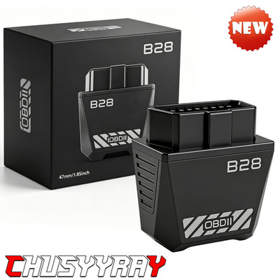 B28 Bluetooth 5.1 OBD2 Adapter Car Diagnostic Scanner for 1996+ OBDII Vehicles