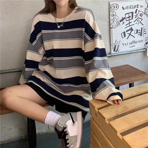 Stylish Harajuku Pullovers for Women Korean Fashion Sweatshirt Couples - Picture 5 of 27