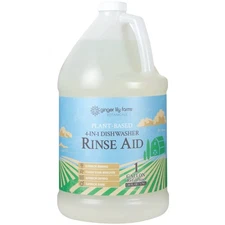 Ginger Lily Farms Botanicals Plant-Based 4-In-1 Dishwasher Rinse Aid, 100%