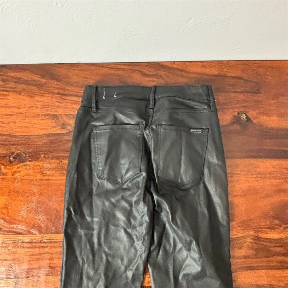 Pantalones Jegging para Mujer White House Black Market Ajustados Cuero Negro Talla 0 Foto 4 de 4