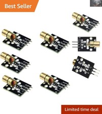5mW DC 5V Laser Transmitter Modules with Copper Housing for DIY Electronics